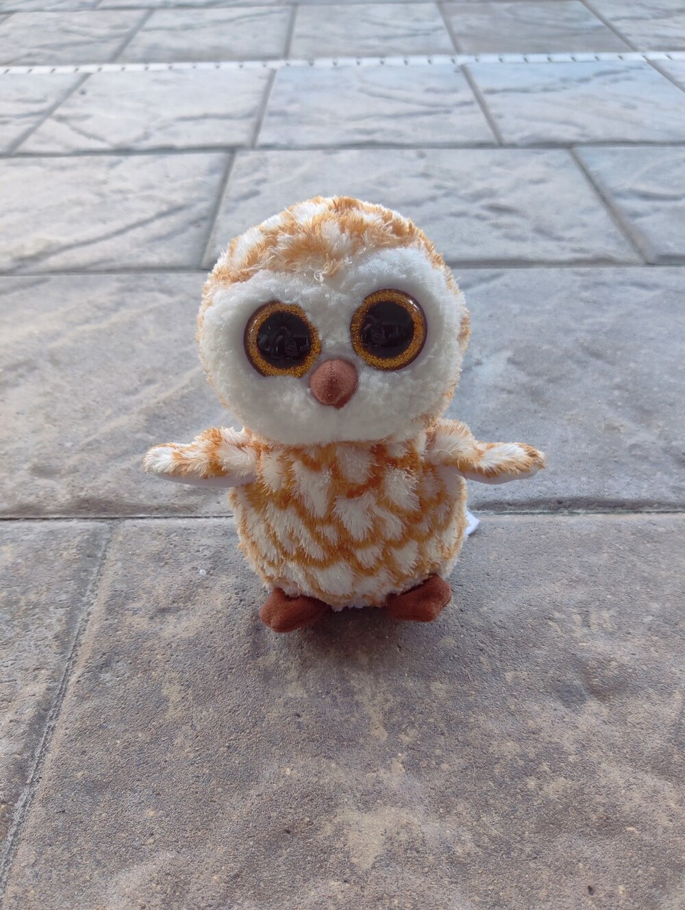 Ty Beanie Boos Swoops the brown barn owl plush toy